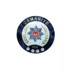 Osmaniye Polis Kol Arması 3D Plastik Tpu, Yeni Tip, Cırtlı, Standart Ölçü, 1.Sınıf Kalite