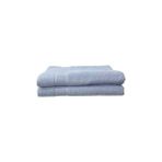 Osmanlı Berrak 00215 Dray 2'li Banyo Havlusu Seti 90 x 145 cm ST00116 - Mavi - Bej