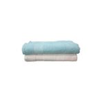 Osmanlı Berrak 00215 Dray 2li Banyo Havlusu Seti 90*145 cm ST00116 - Mercan - Bej - 90 x 145 cm
