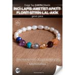 Osmanlı Değerli Taş Sertifikalı İnci-Lapis-Ametist-Apatit-Florit-Sitrin-Lal-Akik Doğal Taş Bileklik Odt116