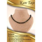 Osmanlı Değerli Taş Sertifikalı Kan Taşı 6 Mm Düğümlü Kolye