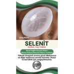 Osmanlı Değerli Taş Sertifikalı Selenit Doğal Taş Elips Tabak No:5 P077