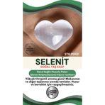Osmanlı Değerli Taş Sertifikalı Selenit Doğal Taş Kalp P063
