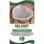Osmanlı Değerli Taş Sertifikalı Selenit Doğal Taş Kalp Tabak No:2 P069