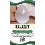 Osmanlı Değerli Taş Sertifikalı Selenit Doğal Taş Yumurta P066