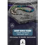 OSMANLI DOĞAL TAŞ Akrep Burcu Tesbih Ametist, Fosil Mercan, Mavi Apatit, Yeşim