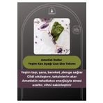 Osmanlı Doğal Taş Ametist Roller ve Yeşim Kaz Ayağı Gua Sha Takımı