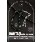 Osmanlı Doğal Taş Kan Taşı Doğal Taş Tesbih 33lük - 8mm