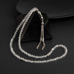 Osmanlı Doğaltaş Kristal Kuvars Doğal Taş 99luk - 6 mm Tesbih