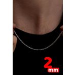 Osmanlı Gümüş 2Mm Figaro Model 925 Ayar Gümüş Erkek Kolye Zincir Modelleri 238171176
