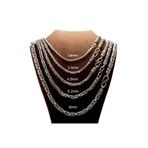 Osmanlı Gümüş 6Mm Italyan Kancalı Kral Model 925 Ayar Gümüş Erkek Kolye Zincir 240079804