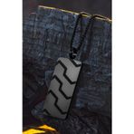 Osmanlı Gümüş Blackstone Vortex Desenli Erkek Kolye 3.5 Cm Parlak Çelik Kararmaz Polo Zincir