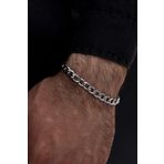 Osmanlı Gümüş Erkek Bileklik - Erkek Çelik Bileklik - Gurmet Model Erkek Çelik Bileklik 7Mm