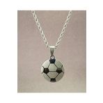Osmanlı Gümüş Ottoman Futbol Topu Erkek Çelik Kolye Zincir
