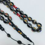 Osmanlı Sarayı Yüsur Gümüş Mvi 13X15 Tesbih