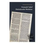 Osmanlı Vakıf Hukukunda Mukataa Mehmet Emin Durmuş