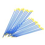 OSOLADY 24 Adet oyuncak yay ve ok Tam aksesuarlar Emiş kupalı ok uçları Oyuncak okçuluk Okçu oyuncakları Oyuncak yay okları yumuşak uçlu oklar çocuklar için oklar pvc plastik Blue