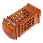 OSOLADY Ahşap Kumbara Telefon Kulübesi Tasarruf Potu Telefon Kulübesi Kumbara Telefon Kumbara Vintage Telefon Kumbarası