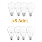 Osram 10W (75W) E27 Led Ampul 6500K Beyaz (8 Adet)