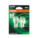 Osram 12V P21W Ultra Life Uzun Ömürlü Stop/Park Ampulü (Takım-2 Ad.)