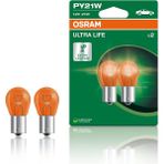 Osram 12V PY21W Ultra Life Uzun Ömürlü Sinyal Ampulü Yakın Tırnak (1 Tk.- 2 Ad.)