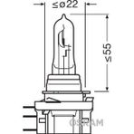 Osram 24V Ampul H15 20/60W Yeni - Çift Flamanlı Far Ampulu