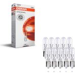 Osram 2721 12V T5 1.2W 10 Adet Dipsiz Gösterge Ampulü