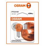 Osram 2'li Set 7507 Py21W 12 V 21 W 93 Sinyal Sarı Amber Ampul