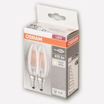 Osram 40 W Sıcak Beyaz Mum E14 Duy 2'li Led Ampul