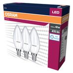 Osram 470 Im E14 3'lü Beyaz Işık Led Klasik Lamba