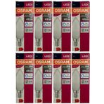 Osram 4,9W (40W) 6400K (Beyaz Isik) E14 Duylu Led Ampul (8 Adet)
