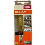 Osram 4W (40W) 6500K (Beyaz Işık) E14 Duylu Eski Tip Görünümlü Led Ampul Vitrin