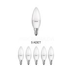 Osram 5.5w Led Ampul E14 Duy Beyaz Işık - 5 Li Paket