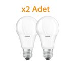 Osram 60W Dimlenebilir Ekonomik Led Ampul Sarı Işık E27 - 2 Adet