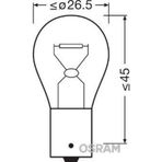 Osram 7507-02B 21W 12V Bau15s 10Xblı2 Lf Py21w Ampul 12V Original Ampul