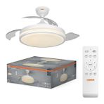 Osram Ceiling Coromuel 60W 3000K/4000K/6500K 2600LM Dim Edilebilir Açılır Kapanır Pervane Kumandalı Beyaz Tavan Vantilatörü