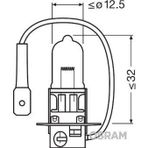 Osram H3 Nl - İkili Kutu 64151Nl-2Hb 55W12vpk22s5x2boxtrqr2bosram Ampul