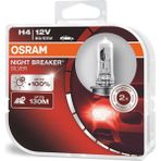 Osram H4 Night Breaker Silver +%100 12V 60/55W 2'Li Ampül Set