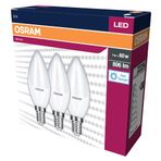 Osram Klasik Mum 7 W Beyaz Mum E14 Duy 3'lü Led Ampul