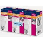 Osram LED Value 3lü Beyaz Işık Ampul 8.5 W 60WATT E27 Duy Tipi Enerji Tasarruflu