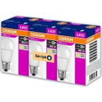 Osram Led Value 8.5W Sarı Işık E-27 Ampul 806 lm 3 lü Paket