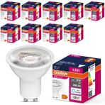 Osram LED Value PAR16 4.5W GU10 6500K Soğuk Gün Işığı Ampul 10 Adet - 40 - 50 W - Günışığı - Beyaz