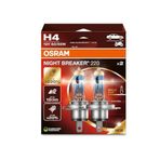 Osram Night Breaker 220 H4 Ampül %220 Fazla Işık (Takım-2’li Set)