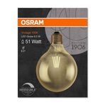 Osram Rustik Globe 7.5 W Sarı Led E27 Duy Led Ampul