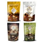 Osso Kahve 4'lü Set Dibek Kahvesi+ Menengiç Kahvesi + Osmanlı Kahvesi + Damla Sakızlı Kahvesi - 800 gr