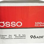 Osso Şeffaf Bant Ambalaj Koli Bandı - 100 Yrd / 91.44 Metre - 43 Mm - 6 Adetlik 16 Paket / Koli