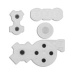 OSTENT Button Conductive Rubber Contact Pad Compatible for Nintendo Wii Remote Controller - Pack of 5