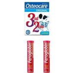 Osteocare 90 Tablet - 3 Al 2 Öde + 2 Adet Feroglobin Fizz 20 Tablet