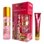 Ostwint Fragrance Mist Pink Blossom Vücut Spreyi 200ml & Vücut Kremi 50ml Set - Taze Çiçekler ve Çiçeksi Parfüm Kokusu
