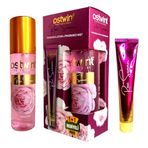 Ostwint Fragrance Mist Rose Summer Vücut Spreyi 200ml & Vücut Kremi 50ml Set - Tatlı Yaz Akşamı Esintisi ve Çiçeksi Parfüm Kokusu